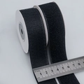 25mm black hook and loop cable fastener roll with nylon texture for wire management - Black (3cm)