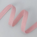 Cinta de terciopelo rosa con bordes prensados para lazos de pelo y accesorios - 1cm*10 Yards / Rosa