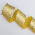 Glitzerndes Goldband mit Sternen und Pailletten für Geschenke und DIY-Handwerk - 6.3cm*10 Yards / Gelb