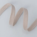 Cinta de gamuza flocada beige de doble cara para lazos y accesorios de bricolaje - 1cm*10 Yards / Color Piel