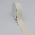 Roll of cream off-white cotton ribbon with pearl texture for DIY crafts and decor - Herringbone Texture 3cm*100m / Off-white