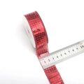 2.5cm red square sequin ribbon roll for DIY dance dress trim and garment decoration - Other sizes customizable