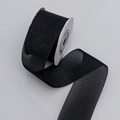 Zwart doorschijnend organza lint voor bloemverpakkingen en haaraccessoires - 3.8cm*20 Yards / Zwart