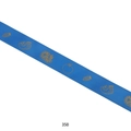 Navy blue polyester decorative ribbon with gold fruit patterns for gift wrapping - Royal Blue (350#)