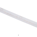 2.5cm white heart beat grosgrain ribbon with rose gold 'love you forever' foil print - Style 1 / White