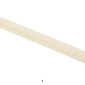 Cream 2.5cm ribbed ribbon with gold Love You Forever heart foil for gift wrapping - Size 8 / Yellow