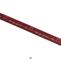 Nastro grosgrain rosso scuro con scritta dorata Love You Forever e cuori - 48# (2,5 cm * 33 Yard) / Borgogna