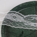 Weiße Rosenspitze aus Elfenbein für Kleidungsstücke und DIY-Bastelarbeiten - 13w60mm