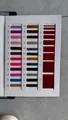 Guide des tailles de rubans en velours, 24 couleurs et largeurs de 1/8 à 2 pouces - Nuancier 3