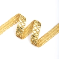 Gouden pailletten golfband met visschubbenpatroon voor DIY-naaien en decoratie - 2cm*3 Yards / Goud