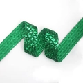 Smaragdgroen paillettenlint met metaalglans voor DIY-dansmode en kledingdecoraties - 3.5cm*3 Yards / Groen