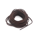 Deep brown 2.6mm faux suede cord for DIY handicrafts and gift box decoration - 6 Meters / Coffee