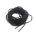 2.6mm black faux suede cord for DIY flower boxes and doll accessories decoration - 6 Meters / Black