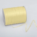 Champagne yellow chiffon ribbon roll for DIY crafts and premium gift wrapping - 0.3cm*50 Yards / Yellow