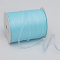 Light blue sheer organza ribbon roll for gift wrapping and DIY crafts projects - 0.6cm*50 Yards / Blue