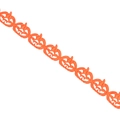 Nastro di Halloween con motivo a zucca arancione per decorazioni di feste - Stile Testa di Zucca / Circa 2cm x 5 Yard