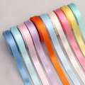 Lot de 10 rubans de satin colorés de 1cm pour cadeaux et tressage de cheveux DIY - 【1cm*5 Yards】Multicolore Jeu de 10 Rouleaux
