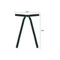 Noeud de Noël en velours vert foncé pour boîtes cadeaux, dimensions 13cm par 18cm - Vert (13x18)