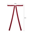 Grand nœud de Noël en velours rouge pour sapins et cadeaux, décor de 40cm x 60cm - 40cm x 60cm / Rouge