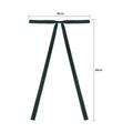 Nœud de Noël en velours vert foncé pour boîtes cadeaux et sapins mesurant 40x60cm - 40cm x 60cm / Vert