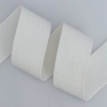 Weißes Fischgräten-Twill-Samtband für DIY-Haarschmuck und Bastelarbeiten - Mittlere Version / Cremeweiß (1#)