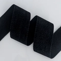 Thick black velvet ribbon with twill texture for DIY hair accessories and crafts - Medium Version / Black (10#)