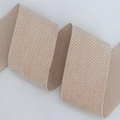 Beige velvet ribbed ribbon for DIY bows and hair accessories with twill texture - Wide Style / Coffee (2#)