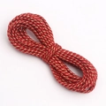 Cordoncino intrecciato rosso e oro 3mm per artigianato fai-da-te e pacchetti regalo - Rosso Fascio Piccolo