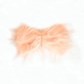 Decorazione a fiocco in peluche color pesca per fai da te natalizio e accessori capelli - 15cm*24cm / Colore pelle