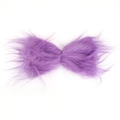 Fiocco per capelli in peluche viola in morbida pelliccia sintetica per acconciature fai da te - 15cm*24cm / Viola