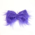 Fiocco in peluche viola per fasce natalizie fai-da-te e accessori per capelli festivi - 15cm*24cm / Violetto