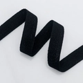 Sangle en coton noir à motif chevrons pour accessoires de vêtements et de décoration - Noir Gros (1.5cm*9m) Chevrons