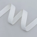 Ruban de coton blanc à chevrons haut de gamme avec motif de tissage en V flexible - Blanc Gros (2cm*9m) Chevrons