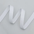 Natuurlijk wit visgraat katoenen keperband met geweven textuur voor naaien en DIY - Grof Wit (1.5cm*9m) Visgraat