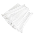 Tissu en tulle plissé blanc translucide avec bords perles pour emballage floral DIY - Style Simple / 28cm*4 Yards / Blanc