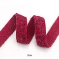 2cm wide dark red velvet ribbon for DIY handmade crafts and gift wrapping - 2cm*5 Yards / Burgundy