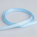 Ruban gros-grain bleu clair 6mm avec texture côtelée pour emballage de cadeaux DIY - Standard / 020# Bleu [0.6cm*100 Yards]