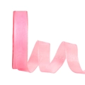 Cinta de organza rosa de 2cm en carrete con textura espiral para regalos y manualidades DIY - 2cm*50 Yards / Rosa