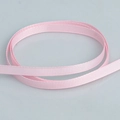 Ruban gros-grain rose à texture côtelée pour artisanat et emballages cadeaux - Rouleau Étroit / Rose (Standard)