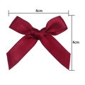 4cm Burgunderrotes Satin-Schleife für Kleidung und Geschenkbox-Dekorationen - 789#【4cm*4cm】 / Burgunderrot