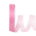 Pink semi-transparent snow yarn ribbon roll with fine edges for gift packaging - 1.5cm*50 Yards / Purple