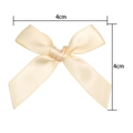 Nœud fait main de 4cm en polyester blanc crème pour vêtements et emballages - Champagne