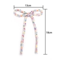 Handmade knitted colorful bow ribbon for hair accessories and DIY gift decor 13x18cm - 13cm*18cm / White