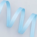 Sky blue 1.5cm grosgrain ribbon with textured ribs for DIY hair accessories and gift wrapping - Blue (Standard)