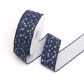 Dark blue denim sequined ribbon roll for DIY clothing and handmade accessories - 3# Deep Blue Sequin
