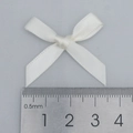 Creamy white 3.5cm handmade polyester satin ribbon bow accessory for DIY craft decoration - Off White Style (028#)