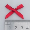Handmade red polyester ribbon bow 3cm wide for DIY clothing and gift wrapping - Red Style (235#)