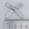 Handmade grey polyester satin bow for DIY clothing accessories and gift box decor - Gray Style (007#)