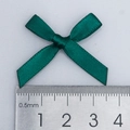 Dark green 0.6cm polyester ribbon bow for DIY clothing and gift box decoration - Green Style (347#)