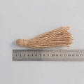 Χειροποίητη φούντα από φυσική γιούτα 8,5cm για DIY ύφανση και διακόσμηση σελιδοδεικτών - Κλασικό Φυσικό Στυλ (1#)